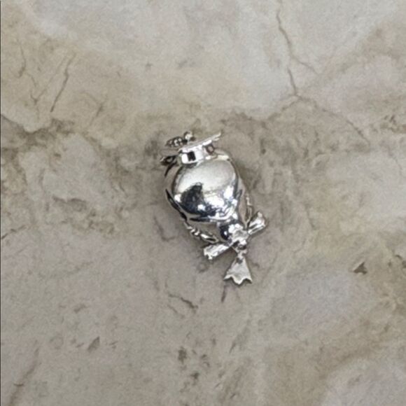 NEW! Pandora Wise Owl Graduation Charm Sterling Silver - Picture 5 of 11